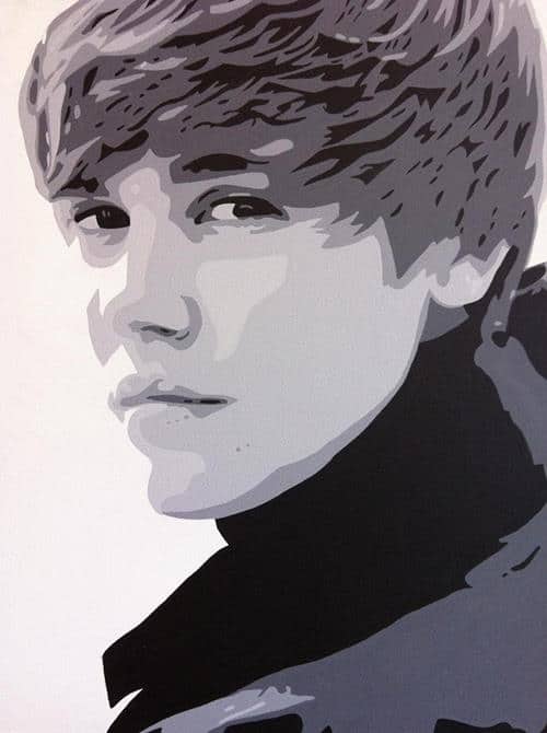ca si Justin Bieber va tuoi tho khon kho